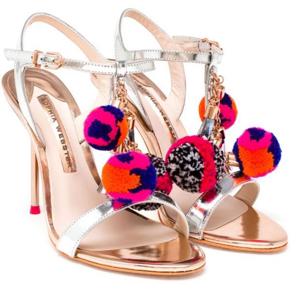 Sophia Webster Layla Pom Pom sandals